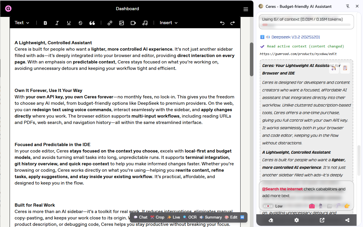 Preview image for Ceres release version 0.9.1
